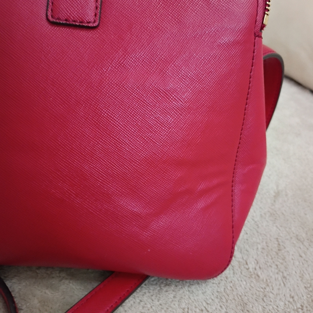 Tory Burch Leather Robinson Triple Zip Dome SatchelSKU 211143.God Conditio - Picture 10 of 10